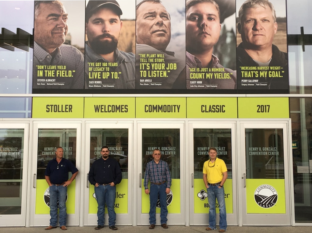 Commodity Classic entrance signage featuring Stoller
